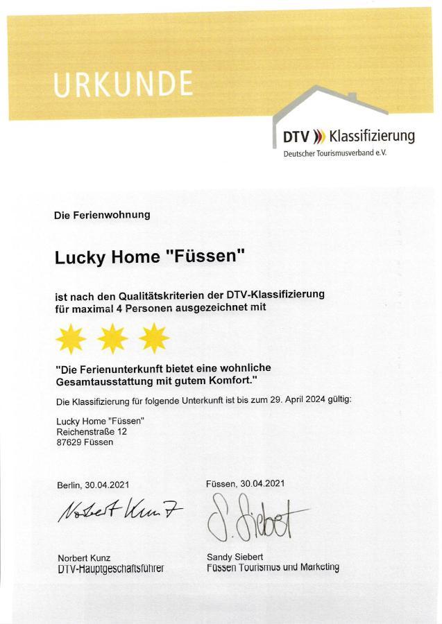 Lucky Home Ferienwohnung Fussen Exterior photo
